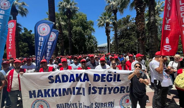 İzmir Büyükşehir Belediyesi’nde işçi eylemi