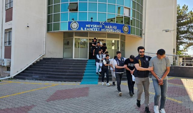 Nevşehir merkezli 19 ilde dolandırıcılığa 41 gözaltı