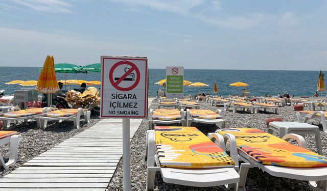 Sahillerde ‘dumansız plaj’ dönemi