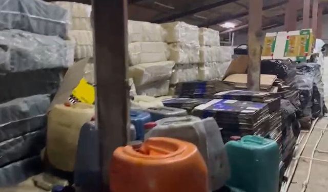 10 milyon TL’lik kaçak akaryakıtı piyasaya sürmeye hazırlanan 5 şüpheli gözaltına alındı