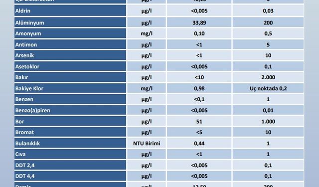 ABB'den 'şebeke suyu' açıklaması