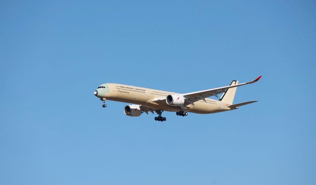 Airbus A350-1000ULR test uçağı, 24 saatlik rekor uçuşunu gerçekleştirdi