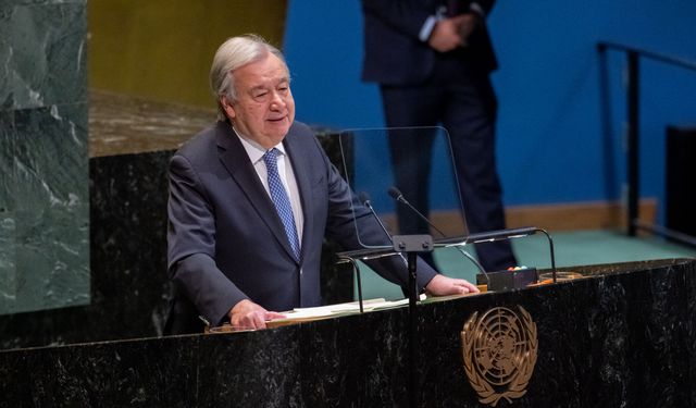 BM Genel Sekreteri Guterres, KKTC Cumhurbaşkanı Erhürman ile bir araya geldi