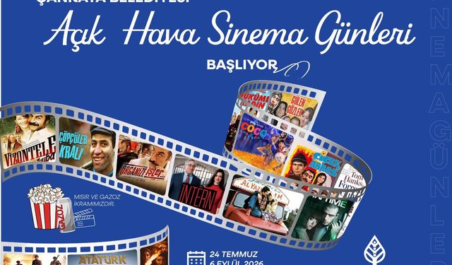 Çankaya'da  Açık Hava Sinema Günleri Başlıyor