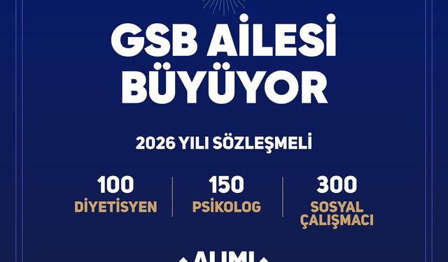 Gençlik ve Spor Bakanlığı 550 personel alımı yapacak