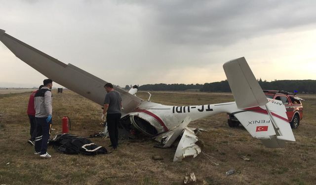 Bursa'da Eğitim Uçağı Düştü Kurtulan Olmadı! 2 Pilot Hayatını Kaybetti