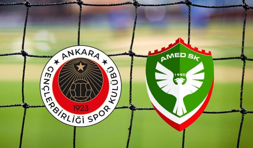 Amedspor Ankara'dan 1 Puanını Alarak Döndü