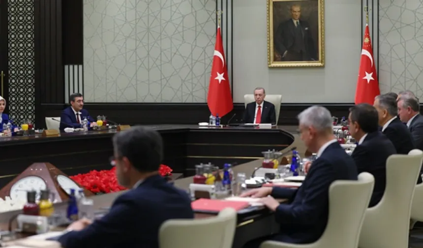 Cumhurbaşkanlığı Kabinesi Erdoğan Liderliğinde toplandı!