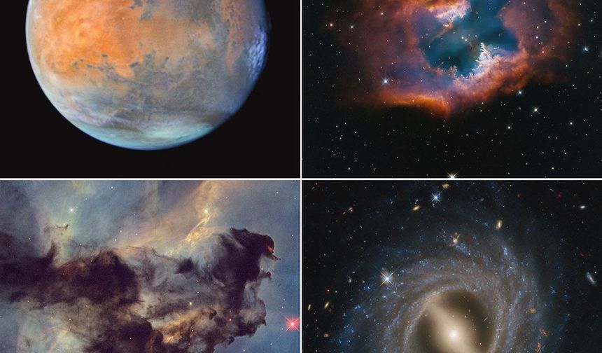 NASA, Hubble Uzay Teleskobunun Fotoğraflarını Paylaştı
