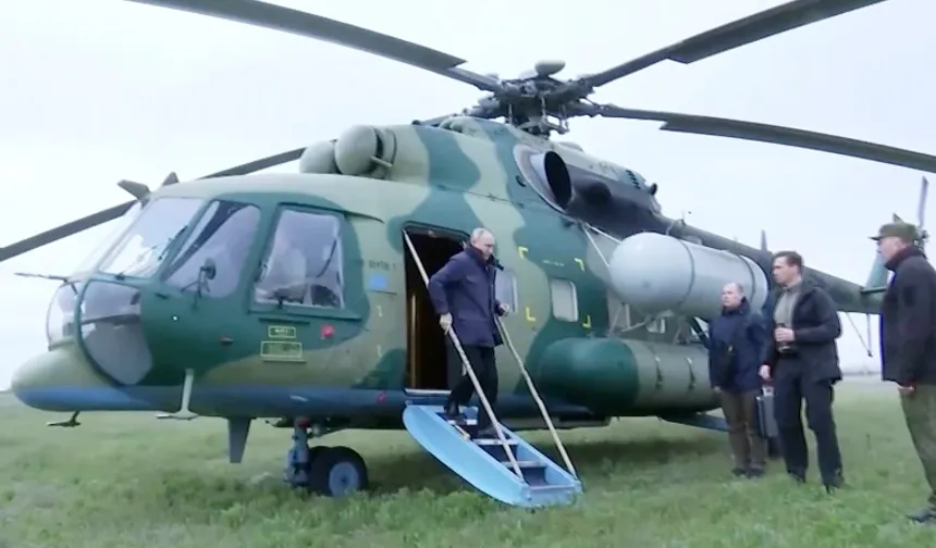 Ukrayna'dan Putin'e Suikast Girişimi! Helikopteri Hedef Alındı