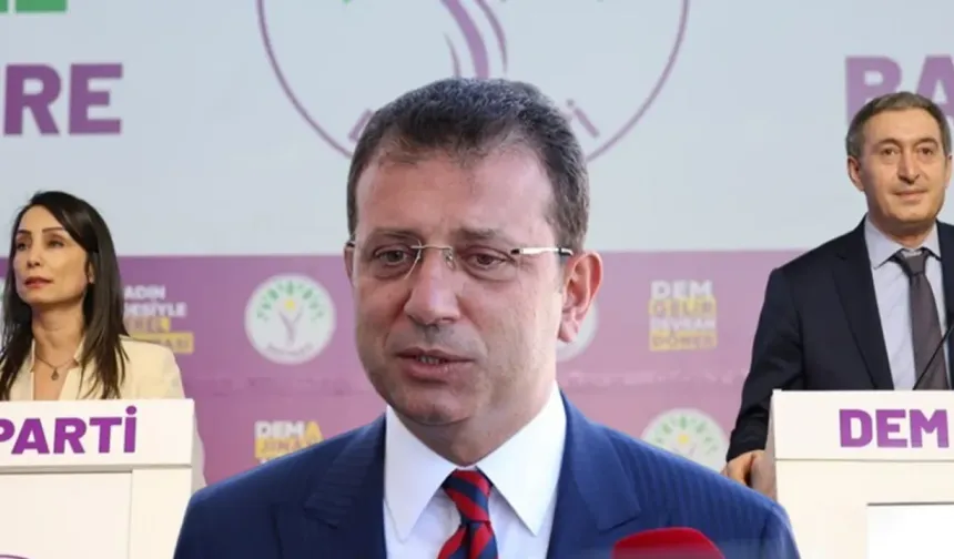 DEM Parti'den İmamoğlu Ziyaretine Yalanlama