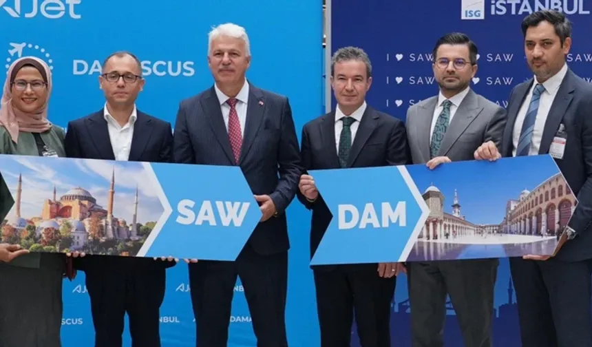 AJet, İstanbul’dan Şam’a Direkt Uçuşlara Başladı