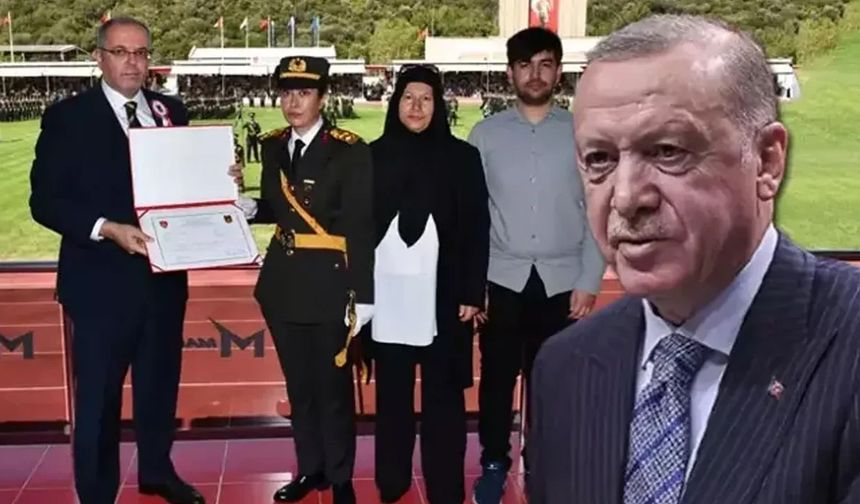 Cumhurbaşkanı Erdoğan, 15 Temmuz Şehidi Ömer Halisdemir'in Kızını Tebrik Etti