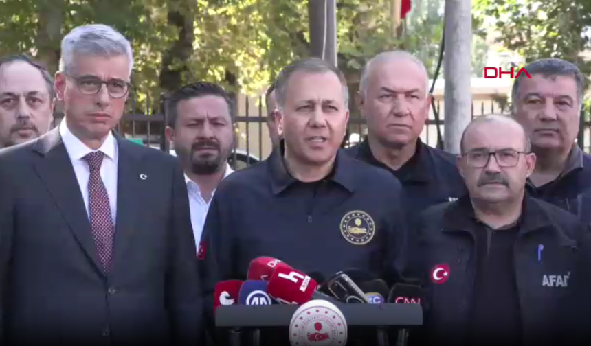 Bakan Yerlikaya: Devletin Tüm Kurumları Sahada