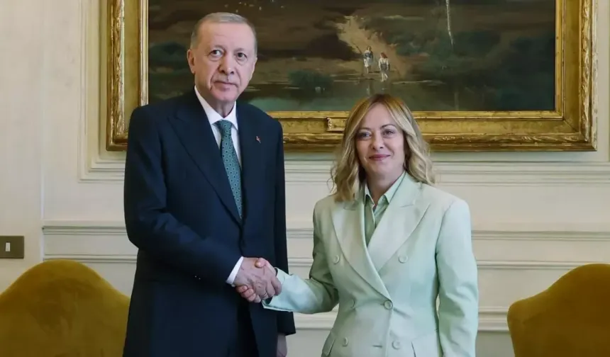 CB Erdoğan-İtalya Başbakanı Meloni Görüşmesi Başladı