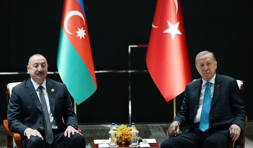 CB Erdoğan, Azerbaycan Cumhurbaşkanı Aliyev İle Bir Araya Geldi