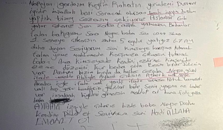 Minguzzi Davasında Tutuklu Sanığa Gönderilen Mektup Delil Olarak Dosyaya Girdi