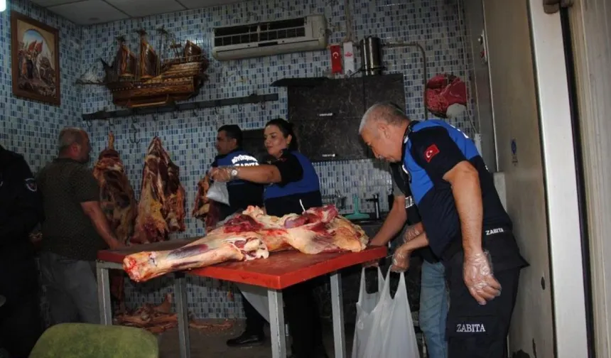 Şanlıurfa’da 1 Ton Bozuk Et Ele Geçirildi