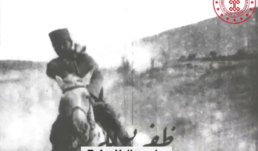 Türk Sinemasının ilk Yeniden Canlandırma Filmi 'Zafer Yollarında'nın Kayıp Görüntüleri Gün Yüzüne Çıkarıldı