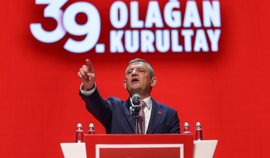 CHP 39'uncu Olağan Kurultayı başladı