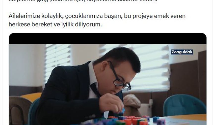 Emine Erdoğan'dan açılan özel eğitim kampüsü ile ilgili paylaşım