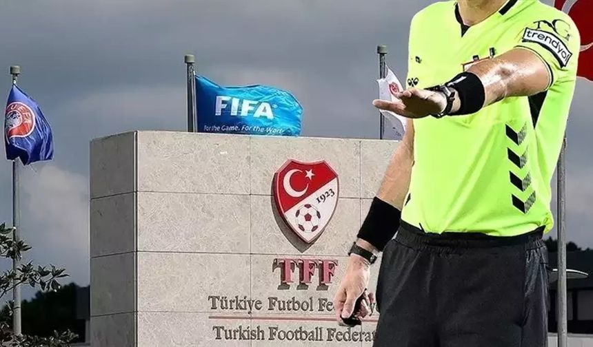 TFF, 9 hakemin PFDK’ya sevk edildiğini duyurdu