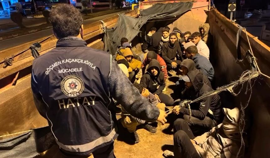 Hatay’da 174 kaçak göçmen yakalandı