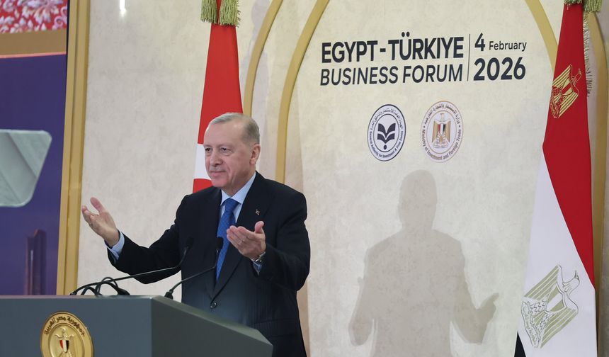 Cumhurbaşkanı Erdoğan: Gazze'nin yeniden imarında da Mısır ile çalışmak istiyoruz