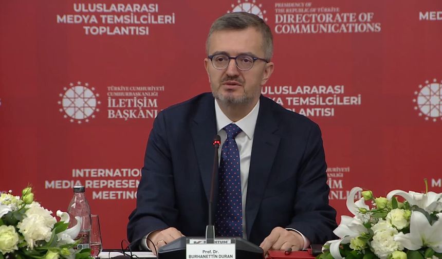 İletişim Başkanı Duran: Filistin meselesinin çözümü bizim için hayati bir önem taşımaktadır