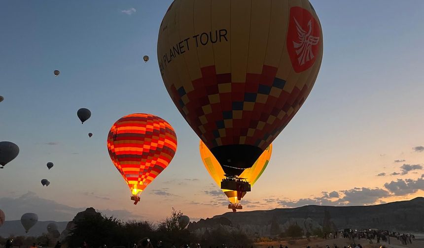 Kapadokya'ya 2025 yılında 4,5 milyon ziyaretçi