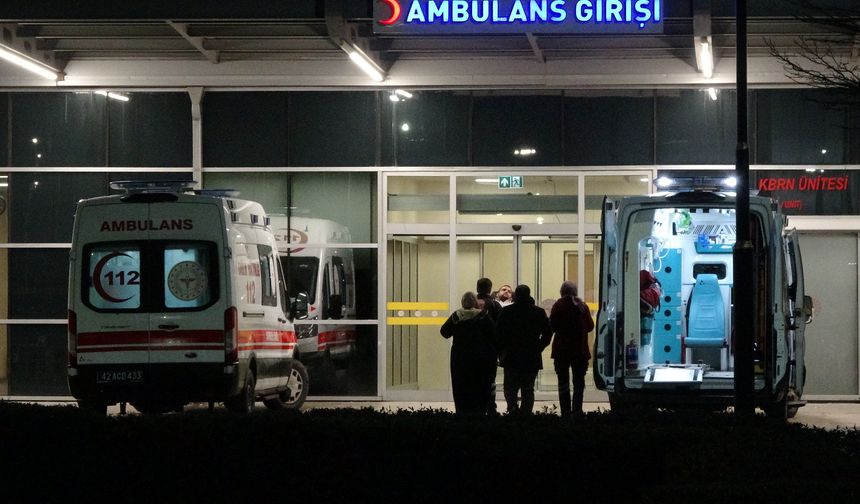 Konya'da 11 kişi, zehirlenme şüphesiyle hastaneye kaldırıldı