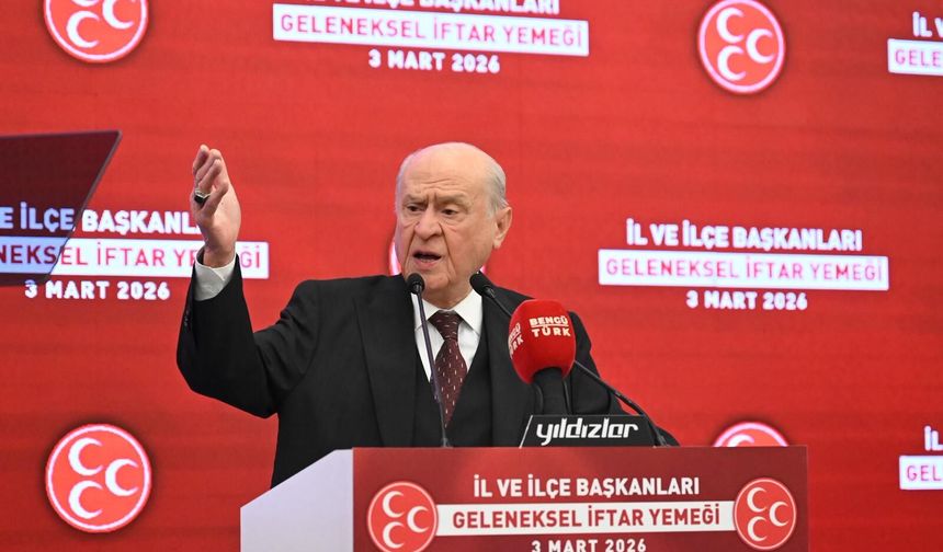 Bahçeli: Bu savaşlar zinciri kırılmalı, bölgemizde barış dili hakim olmalıdır