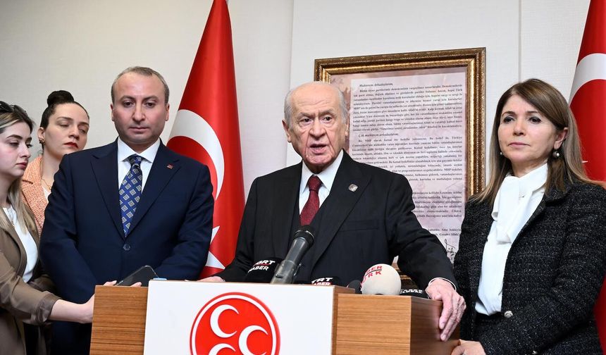 Bahçeli: İstifa herhangi bir küskünlüğe dayalı değildir