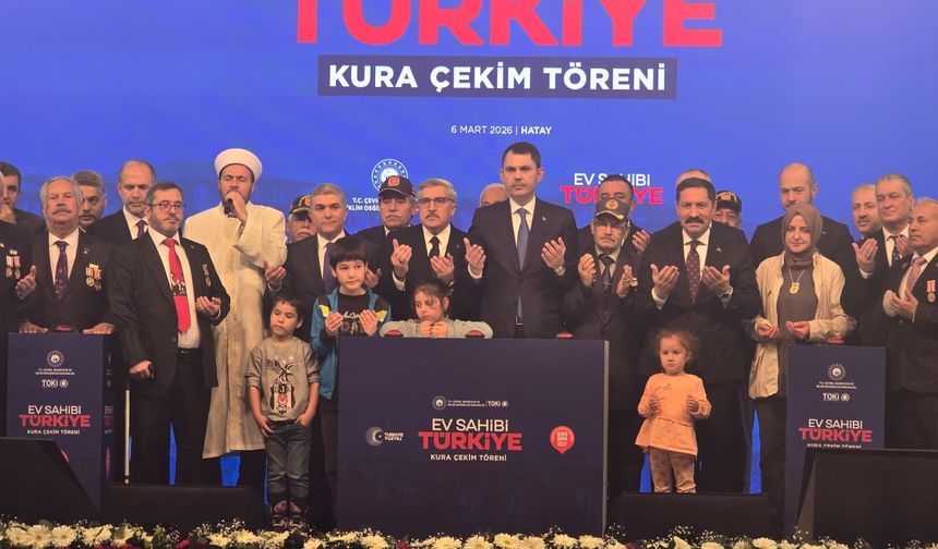 Bakan Kurum: 500 bin konut için çalışacağız, başaracağız