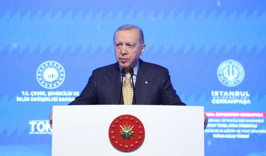 Cumhurbaşkanı Erdoğan: Proje kapsamındaki tüm hastane binalarımızı depreme dayanıklı olacak şekilde tasarladık