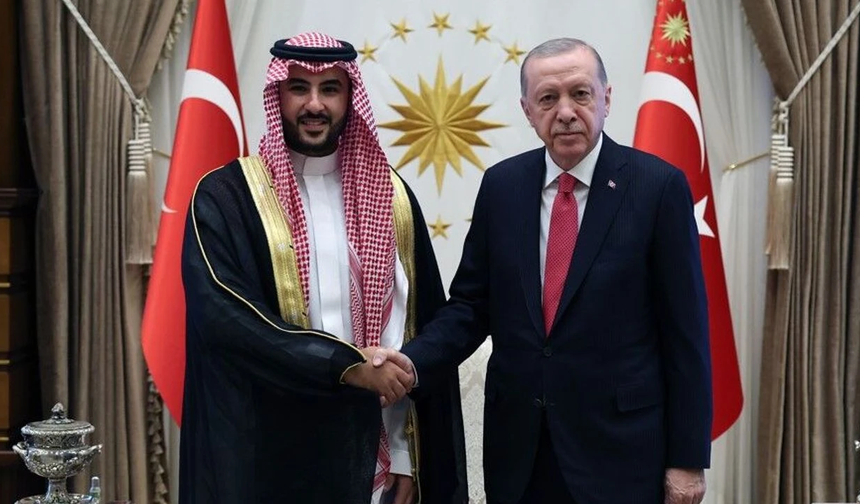 Cumhurbaşkanı Erdoğan, Suudi Arabistan Veliaht Prensi Selman ile görüştü