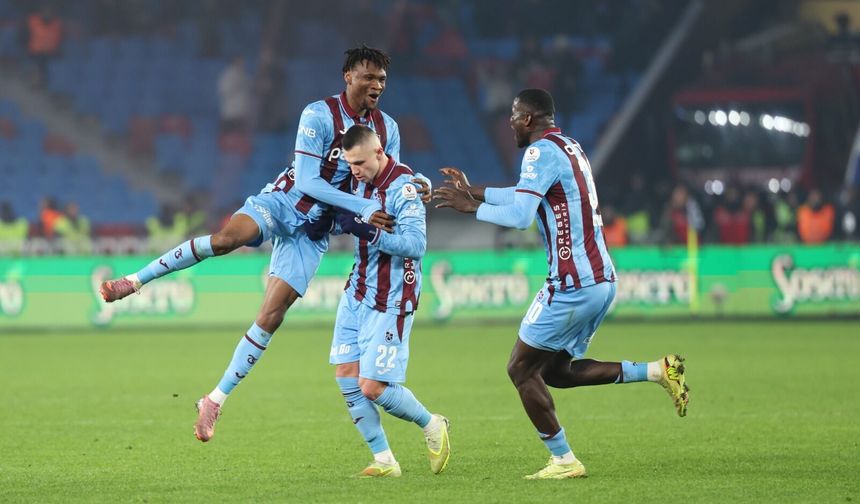 Trabzonspor kritik maçları tek farkla çözdü
