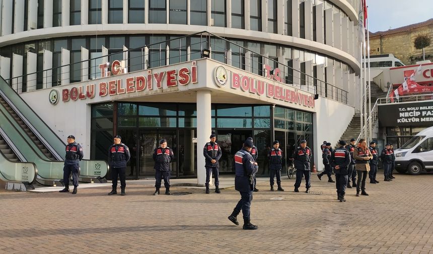 Bolu Belediyesi’nde arama