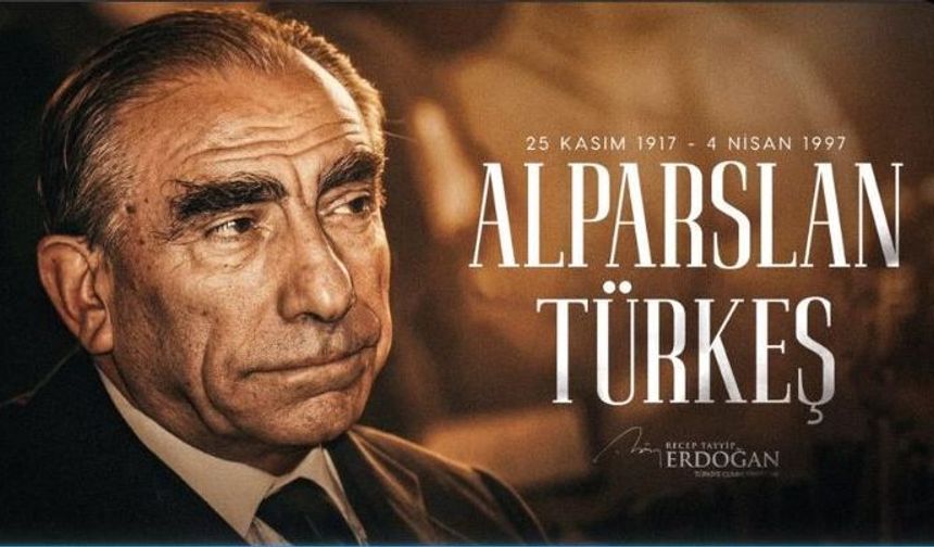 Cumhurbaşkanı Erdoğan, Türkeş'i vefatının 29'uncu yılında andı