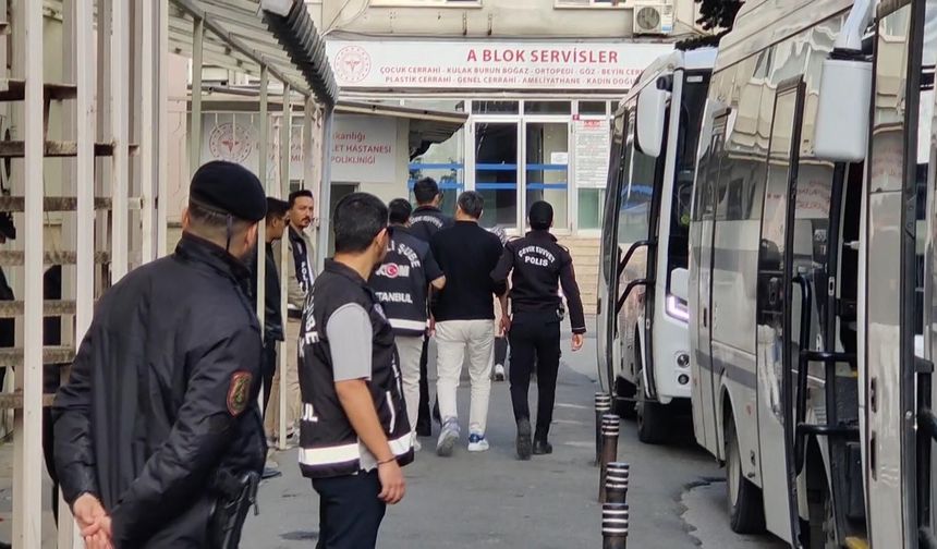 Ağaç ve Peyzaj A.Ş.’ye operasyonda 23 şüpheli sağlık kontrolünden geçirildi
