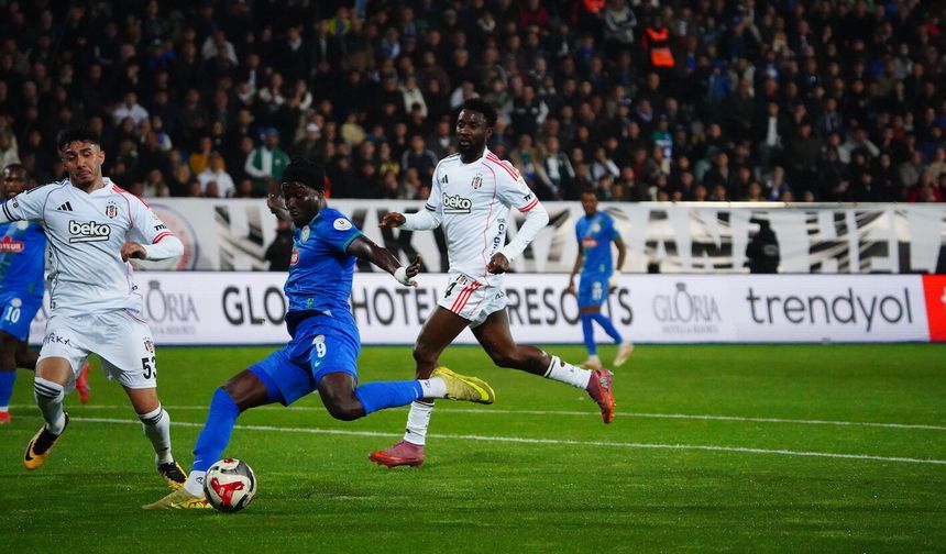 Çaykur Rizespor - Beşiktaş: 2-2
