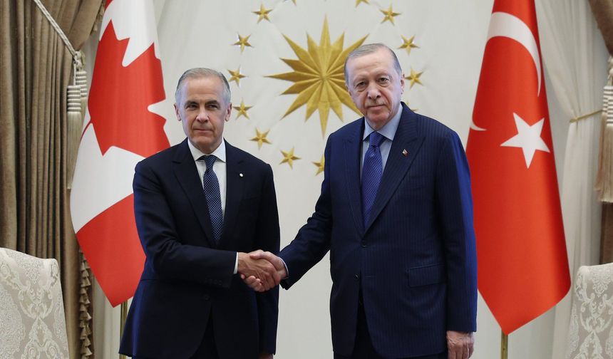 Cumhurbaşkanı Erdoğan, Kanada Başbakanı Carney'i kabul etti