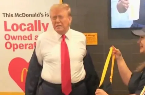 Trump Working At Mcdonalds Today V0 R7R0Cjfceyvd1