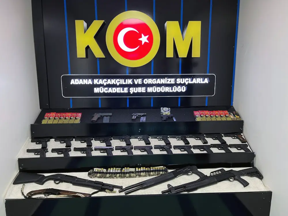 Adana'da Yasadışı Silah Ve Mühimmat Ticareti Yapan Şebekeye Operasyon; 45 Gözaltı-1