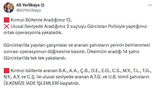 12 S I K I R M I Z I B U L T E N L E A R A N A N 14 S U C L U G 863569 256435