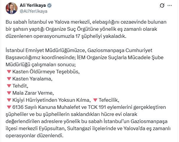 I S T A N B U L V E Y A L O V A D A S U C O R G U T U N E Y O N E L 991810 294287