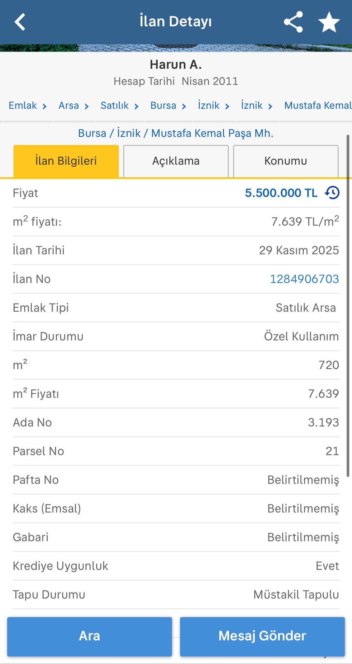 I Z N I K’ T E T A R I H I S U R L A R I C I N D E K A L A N A R S A 1046105 310422