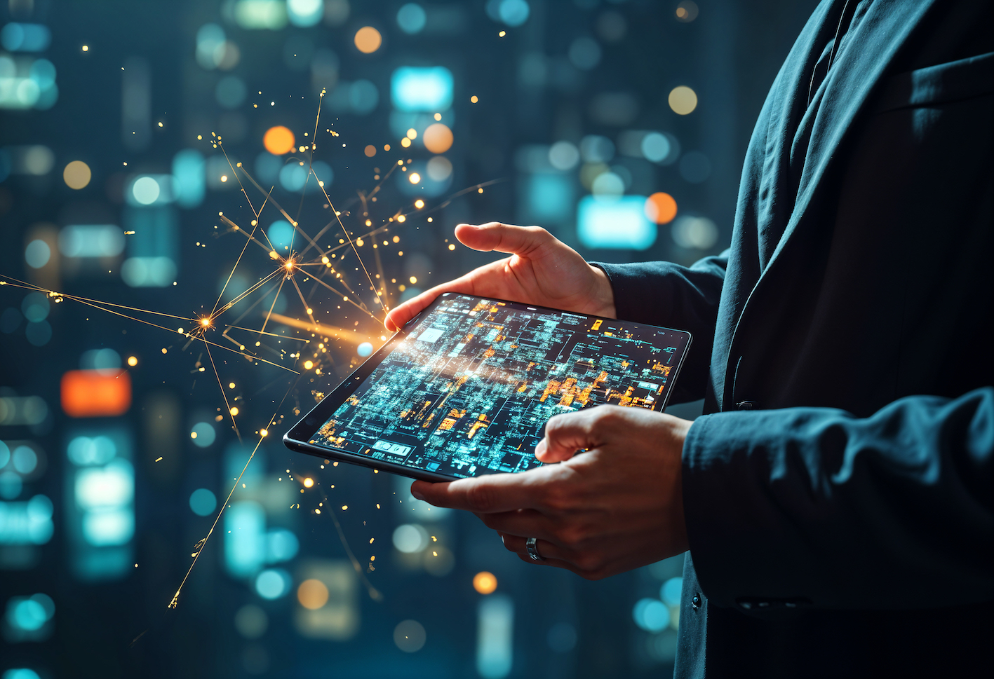 Future Visions Business Technology Concept