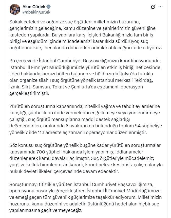 I S T A N B U L M E R K E Z L I 7 I L D E 54 S U P H E L I Y E Y O 1352761 401665