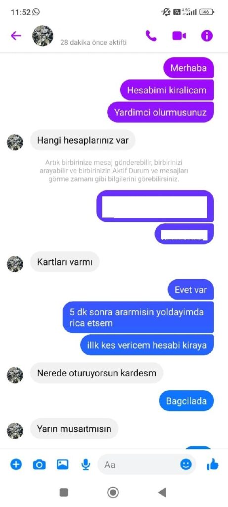 Yasa dışı kumar ve bahisten elde edilen paraları aklamak ve zimmetlerine geçirmek isteyen dolandırıcıların yeni yöntemi ihtiyaç sahibi olan kişilerin banka hesaplarını kara para akışında kullanm